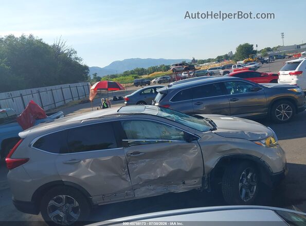 5J6RW2H56JL003108 2018 HONDA CR-V Tan Вид щитка приладів