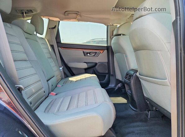 5J6RW2H57HL079107 2017 HONDA CR-V Gray Rear interior view