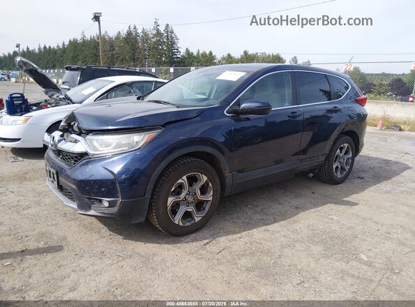 5J6RW2H57KA003275 2019 HONDA CR-V Синий Передняя левая четверть