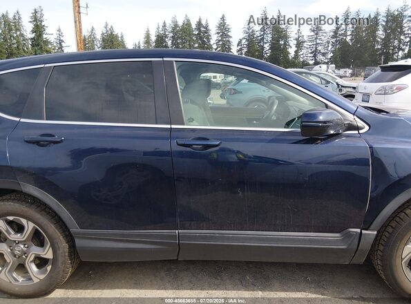 5J6RW2H57KA003275 2019 HONDA CR-V Синий Вид задней части салона