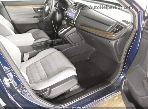 5J6RW2H58HL011303 2017 HONDA CR-V Blue Front interior view
