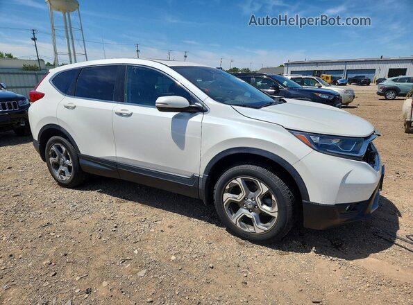 5J6RW2H58JL030777 2018 HONDA CR-V Белый Передняя правая четверть