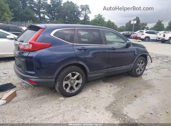 5J6RW2H58KA010624 2019 HONDA CR-V Blue Задня права чверть