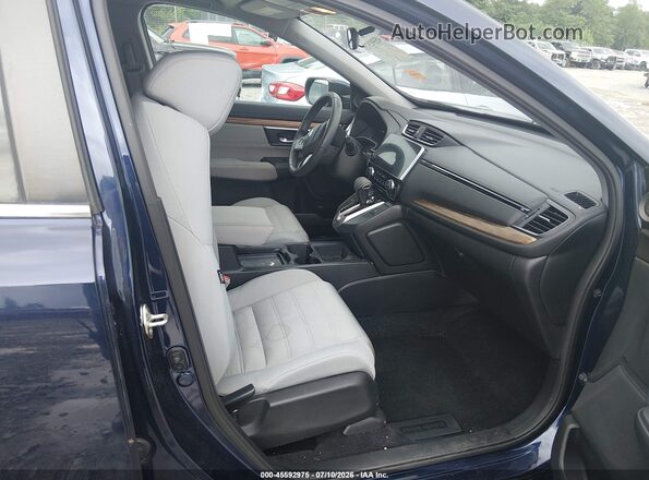 5J6RW2H58KA010624 2019 HONDA CR-V Blue Вид салону спереду