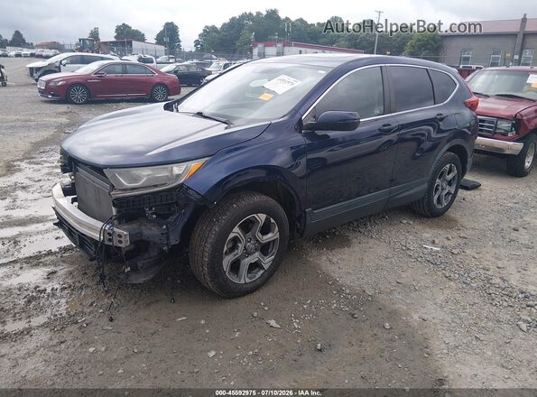 5J6RW2H58KA010624 2019 HONDA CR-V Blue Передня ліва чверть