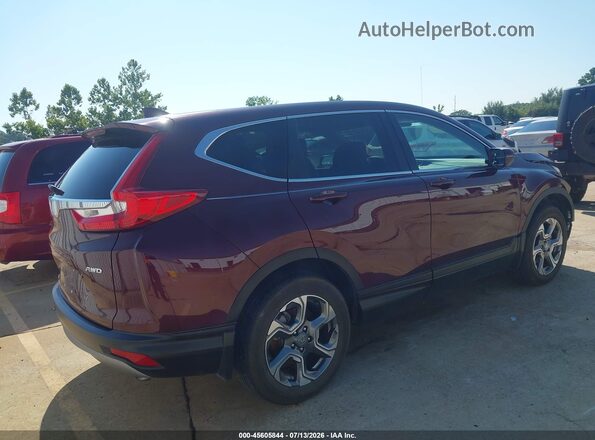 5J6RW2H58KL028657 2019 HONDA CR-V Бордовый Задняя правая четверть