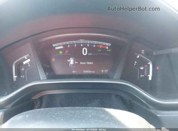 5J6RW2H58KL028657 2019 HONDA CR-V Бордовый Вид задних сидений