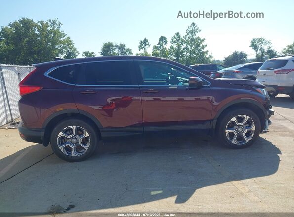 5J6RW2H58KL028657 2019 HONDA CR-V Бордовый Вид задней части салона