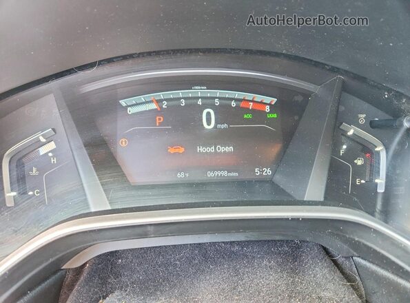 5J6RW2H58NA003113 2022 HONDA CR-V Gray Vista del cuadro de instrumentos