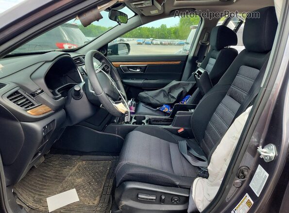 5J6RW2H58NA014502 2022 HONDA CR-V Gray Front interior view