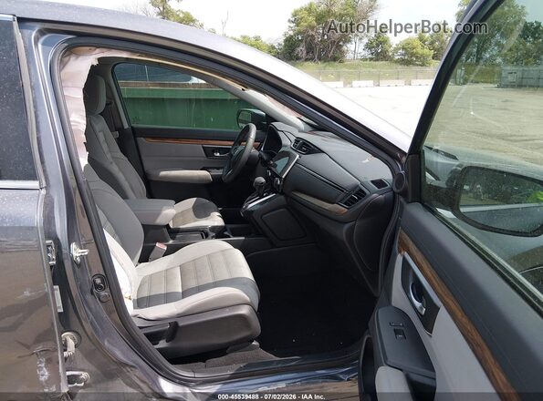 5J6RW2H59HL020592 2017 HONDA CR-V Gray Вид салону спереду