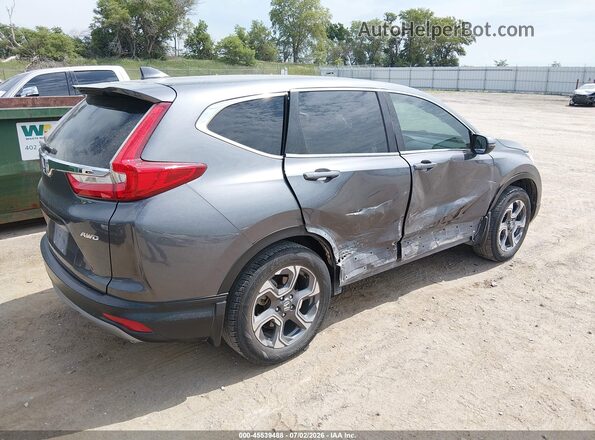 5J6RW2H59HL020592 2017 HONDA CR-V Gray Задня права чверть