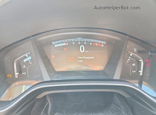 5J6RW2H59HL040700 2017 HONDA CR-V Tan Widok zestawu wskaźników