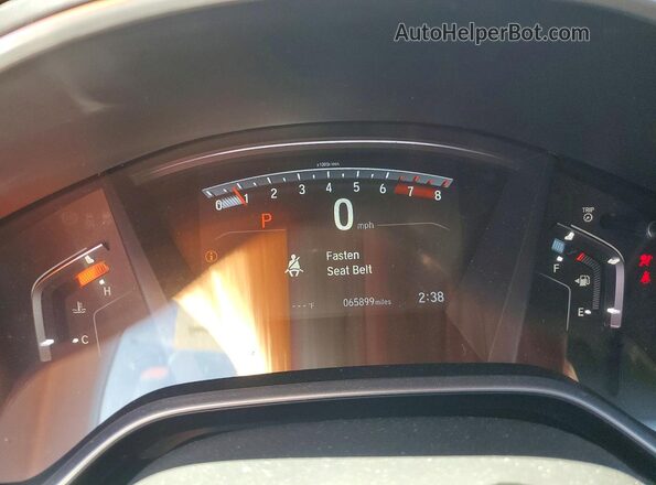 5J6RW2H5XKA015548 2019 HONDA CR-V Gray Սարքավորումների վահանակի տեսք