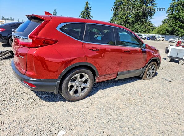 5J6RW2H5XKL001086 2019 HONDA CR-V Red Rear right
