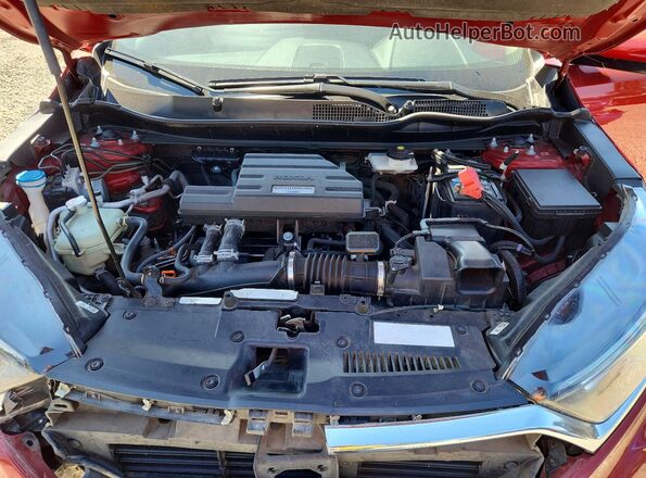 5J6RW2H5XKL001086 2019 HONDA CR-V Red Engine compartment view