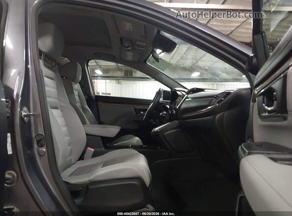 5J6RW2H5XKL003548 2019 HONDA CR-V Серый Вид салона спереди