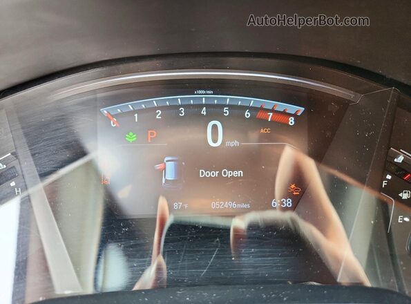 5J6RW2H5XLA020217 2020 HONDA CR-V Серый Вид щитка приборов