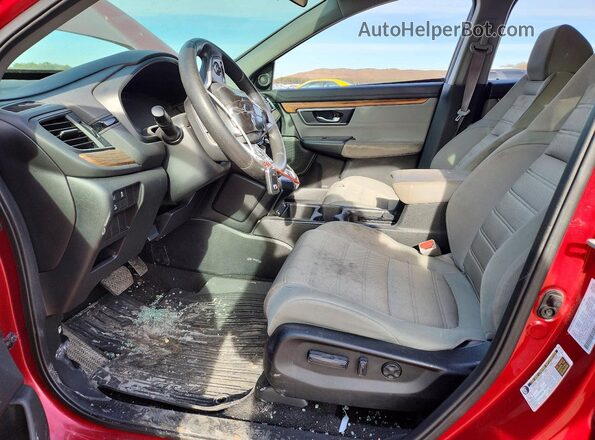 5J6RW2H5XMA005721 2021 HONDA CR-V Red Front interior view
