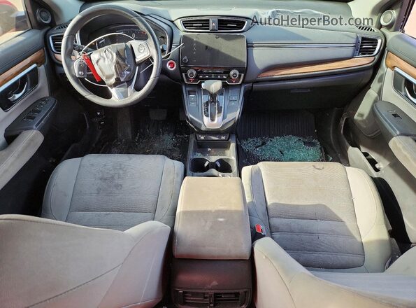 5J6RW2H5XMA005721 2021 HONDA CR-V Red Dashboard view
