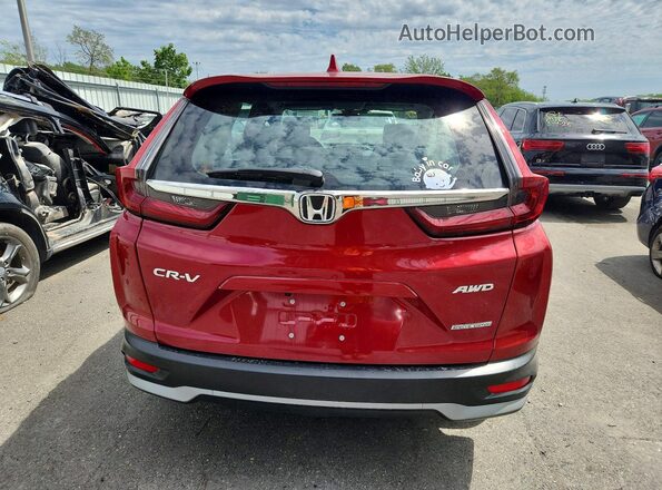 5J6RW2H71ML026706 2021 HONDA CR-V Red Vista trasera