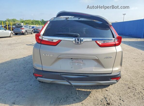 5J6RW2H80JL001638 2018 HONDA CR-V Tan Vista trasera