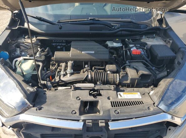 5J6RW2H80JL001638 2018 HONDA CR-V Tan Vista del compartimento del motor