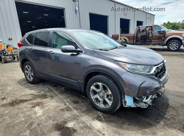 5J6RW2H80KA002088 2019 HONDA CR-V Gray Przód prawy