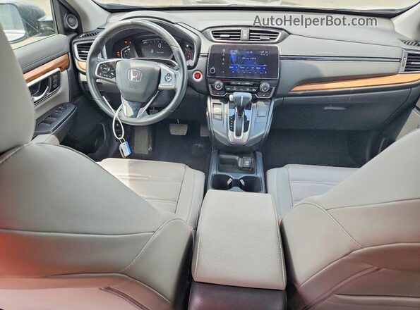 5J6RW2H80KA002088 2019 HONDA CR-V Gray Widok deski rozdzielczej