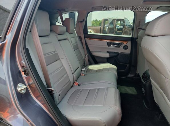 5J6RW2H80KA002088 2019 HONDA CR-V Gray Widok wnętrza z tyłu
