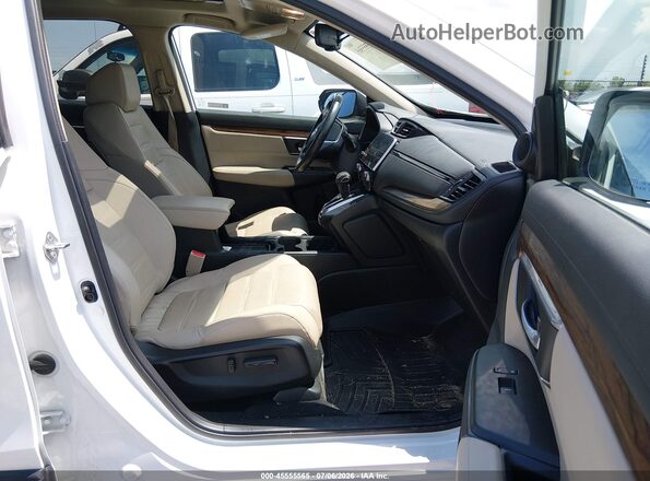 5J6RW2H80KA008862 2019 HONDA CR-V White Vista interior delantera