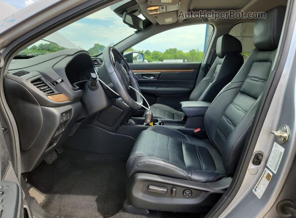 5J6RW2H80KL025150 2019 HONDA CR-V Black Widok wnętrza z przodu