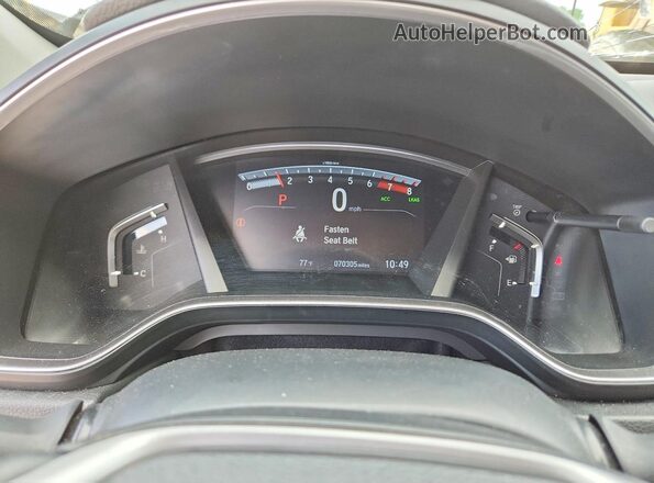 5J6RW2H80KL025150 2019 HONDA CR-V Black Widok zestawu wskaźników