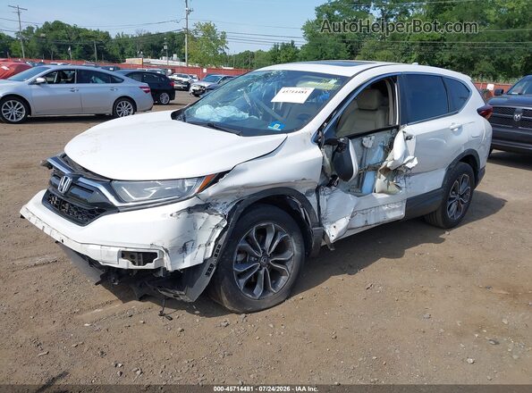 5J6RW2H80LA020575 2020 HONDA CR-V White Առջևի ձախ երեք քառորդ տեսարան