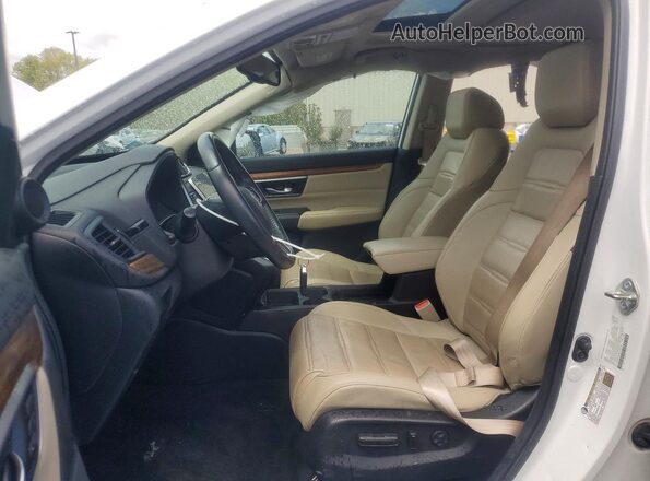 5J6RW2H80LL047621 2020 HONDA CR-V White Front interior view
