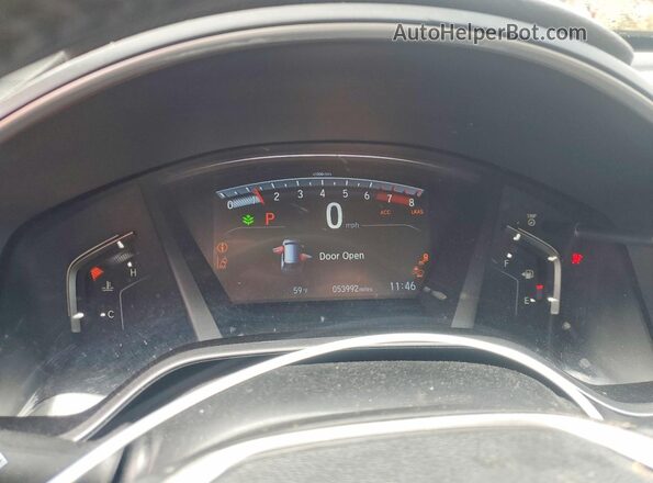 5J6RW2H80LL047621 2020 HONDA CR-V White Instrument cluster view