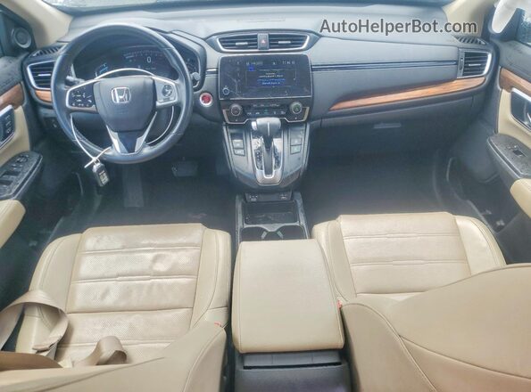 5J6RW2H80LL047621 2020 HONDA CR-V White Dashboard view