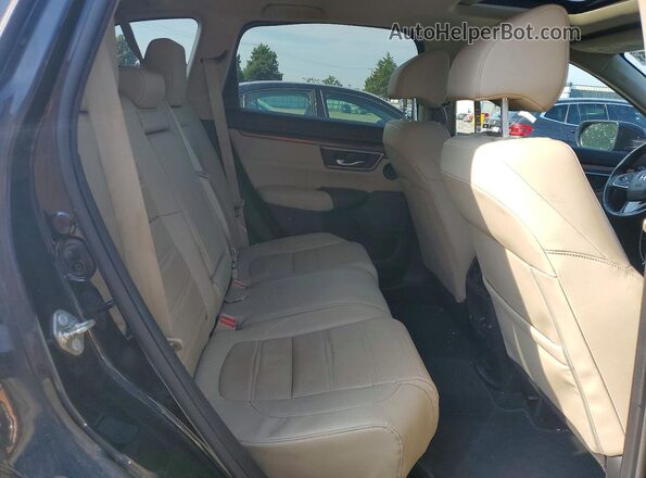 5J6RW2H81HL033864 2017 HONDA CR-V Black Вид задньої частини салону