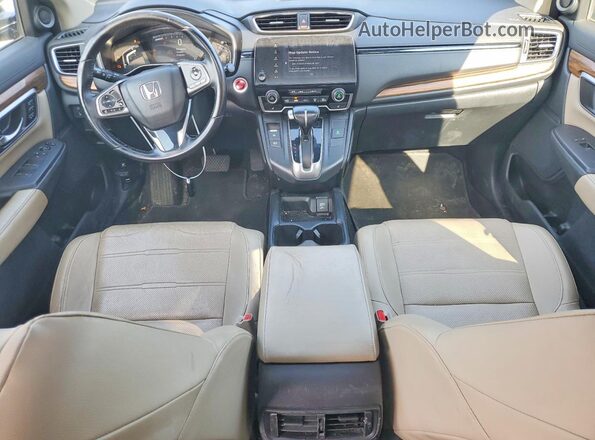 5J6RW2H81HL033864 2017 HONDA CR-V Black Вид панелі приладів
