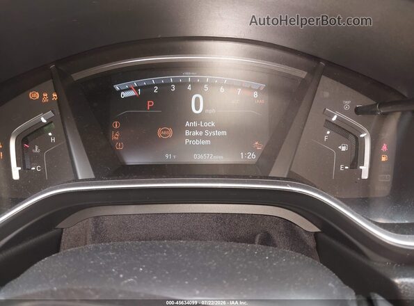 5J6RW2H81NA005408 2022 HONDA CR-V Red Vista de los asientos traseros