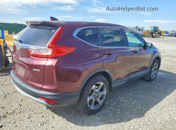 5J6RW2H82HL014594 2017 HONDA CR-V Burgundy Tył prawy
