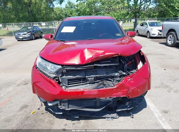 5J6RW2H82KL012951 2019 HONDA CR-V Red Instrument cluster view