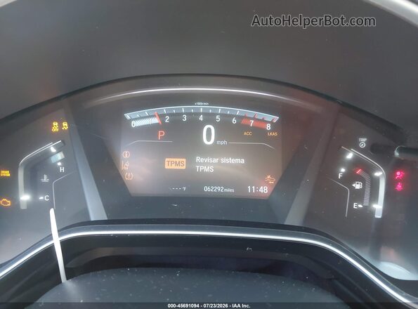 5J6RW2H82KL012951 2019 HONDA CR-V Red Rear seats view