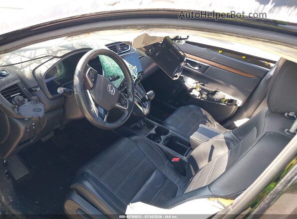 5J6RW2H82KL033802 2019 HONDA CR-V Black Widok wnętrza z przodu