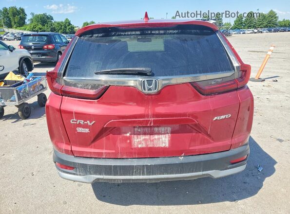 5J6RW2H82LL001644 2020 HONDA CR-V Red Widok z tyłu