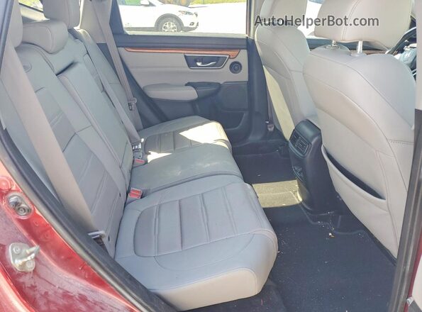 5J6RW2H82LL001644 2020 HONDA CR-V Red Widok wnętrza z tyłu