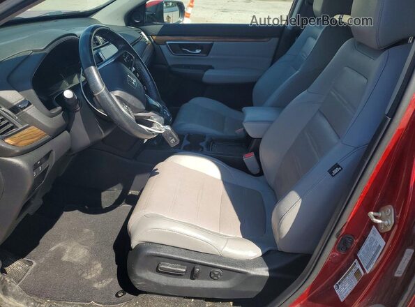 5J6RW2H82LL001644 2020 HONDA CR-V Red Widok wnętrza z przodu