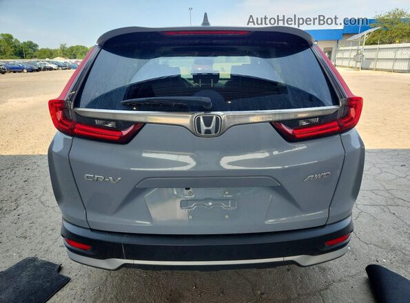 5J6RW2H82MA014293 2021 HONDA CR-V Blue Rear view