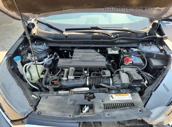 5J6RW2H82MA014293 2021 HONDA CR-V Blue Rear interior view