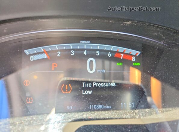5J6RW2H82MA014293 2021 HONDA CR-V Blue Instrument cluster view